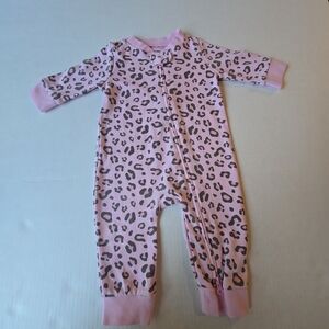 Minizone Charming Pink Leopard Kids Footie